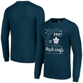 Toronto Maple Leafs Starter Arch City Theme Graphic Long Sleeve T-Shirt - Navy - NHL