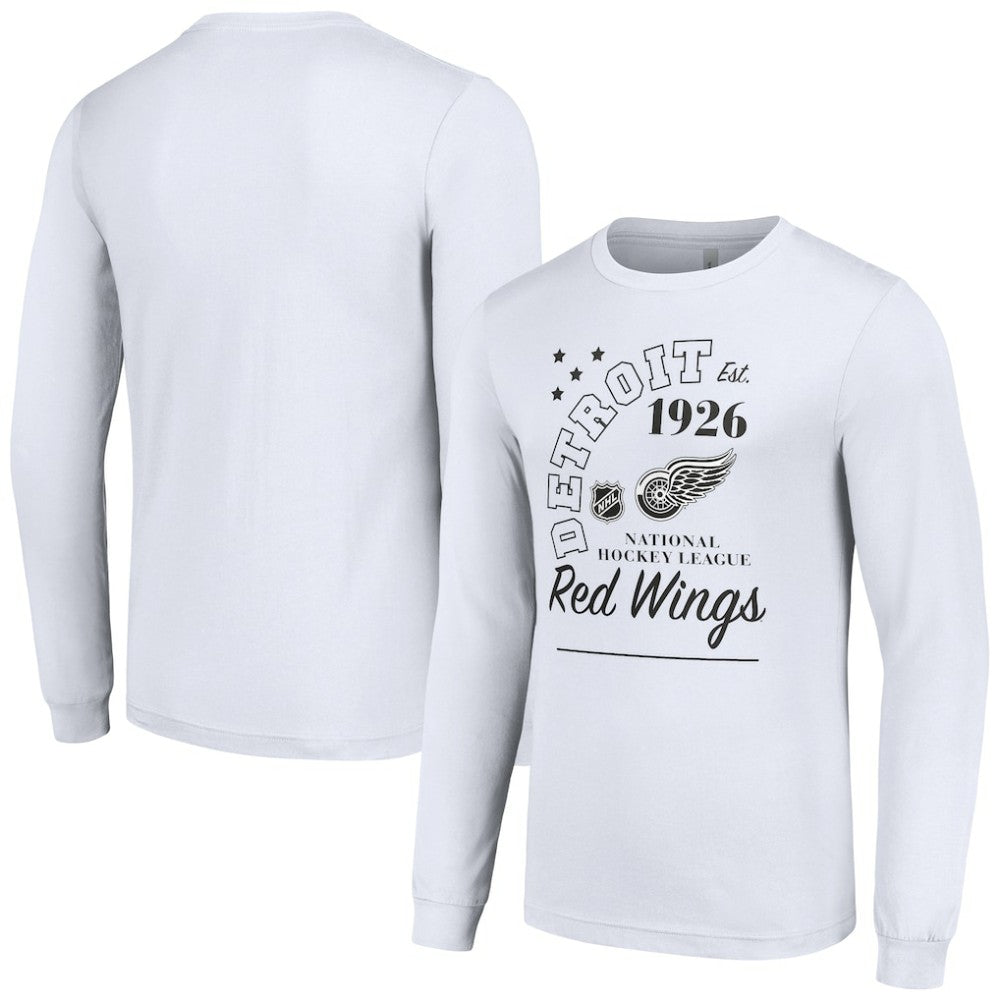 Detroit Red Wings Starter Arch City Theme Graphic Long Sleeve T-Shirt - White - NHL