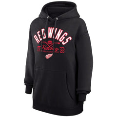Detroit Red Wings Starter Puck Pullover Hoodie - Black - NHL