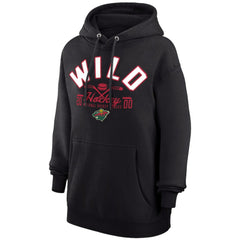 Minnesota Wild Starter Puck Pullover Hoodie - Black - NHL