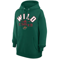 Minnesota Wild Starter Puck Pullover Hoodie - Green - NHL