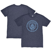 Manchester City Color Crest Twisted Tri-Blend T-Shirt Heather Navy - FIFA World CUP