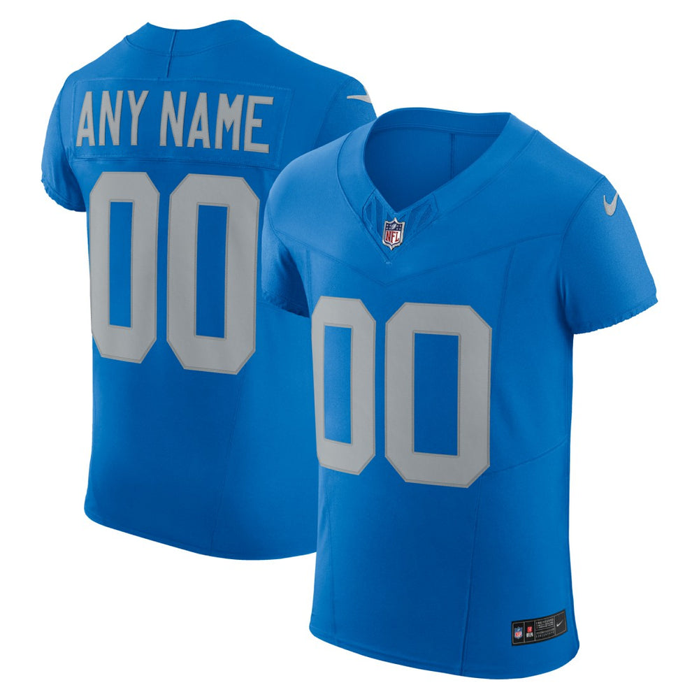 Detroit Lions Alternate Vapor F.U.S.E. Elite Custom Jersey Blue | Nike for Sale