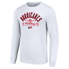 Carolina Hurricanes Starter Puck Long Sleeve T-Shirt - White - NHL