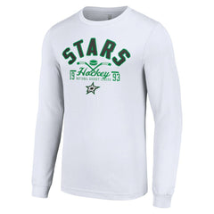 Dallas Stars Starter Puck Long Sleeve T-Shirt - White - NHL