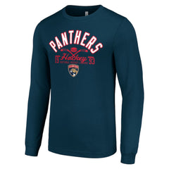 Florida Panthers Starter Puck Long Sleeve T-Shirt - Navy - NHL