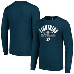 Tampa Bay Lightning Starter Puck Long Sleeve T-Shirt - Navy - NHL