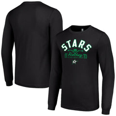 Dallas Stars Starter Puck Long Sleeve T-Shirt - Black - NHL