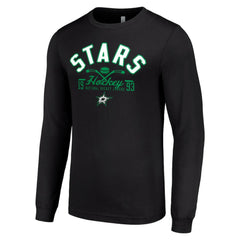 Dallas Stars Starter Puck Long Sleeve T-Shirt - Black - NHL