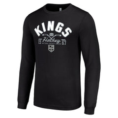 Los Angeles Kings Starter Puck Long Sleeve T-Shirt - Black - NHL