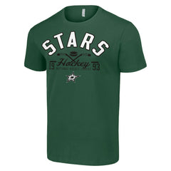 Dallas Stars Starter Half Puck T-Shirt - Green - NHL