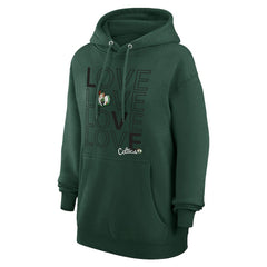 Boston Celtics G-III 4Her by Carl Banks Women's Basketball Love Fleece Pullover Hoodie Green - NBA