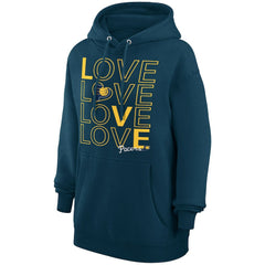 Indiana Pacers G-III 4Her by Carl Banks Women's Basketball Love Fleece Pullover Hoodie Navy - NBA