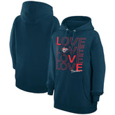 Oklahoma City Thunder G-III 4Her by Carl Banks Women's Basketball Love Fleece Pullover Hoodie Navy - NBA