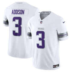 Jordan Addison Minnesota Vikings Alternate Vapor F.U.S.E. Limited Jersey White | Nike for Sale