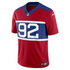 Michael Strahan New York Giants Alternate Vapor F.U.S.E. Retired Player Limited Jersey Century Red | Nike for Sale