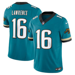 Trevor Lawrence Jacksonville Jaguars Prowler Throwback Vapor F.U.S.E. Limited Jersey Teal | Nike for Sale