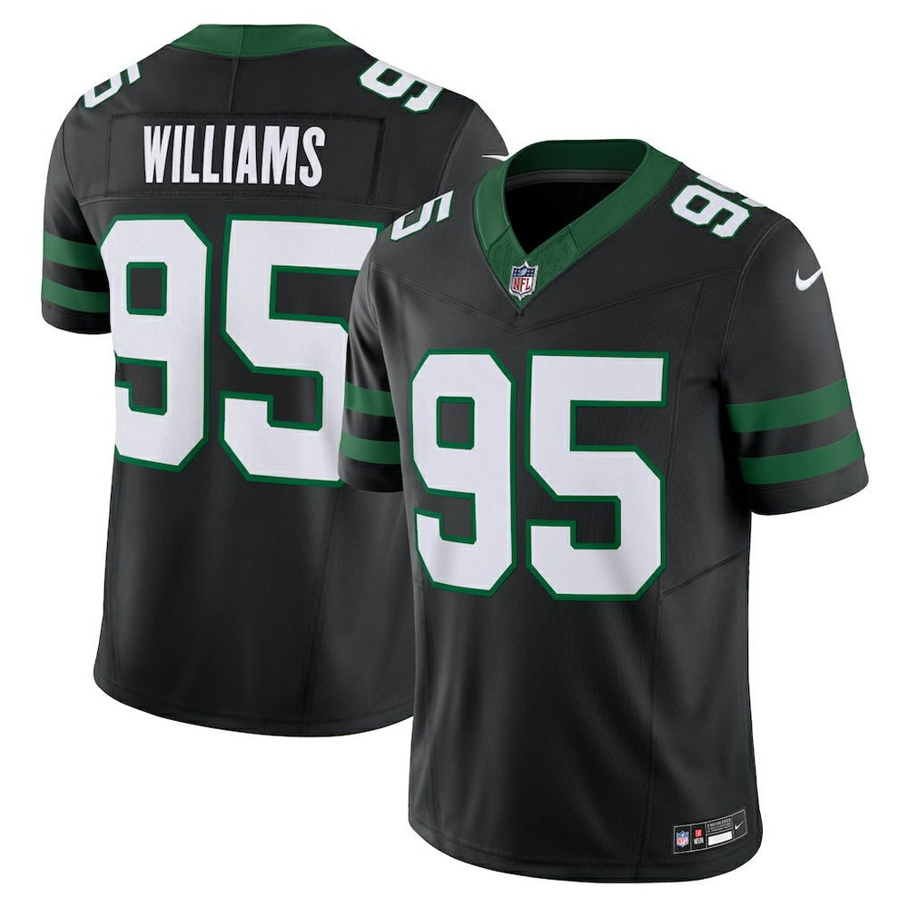 Quinnen Williams New York Jets Alternate Vapor F.U.S.E. Limited Jersey Legacy Black | Nike for Sale