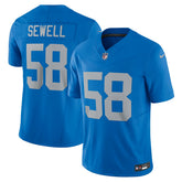 Penei Sewell Detroit Lions Vapor F.U.S.E. Alternate Limited Jersey Blue | Nike for Sale