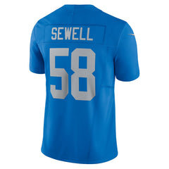 Penei Sewell Detroit Lions Vapor F.U.S.E. Alternate Limited Jersey Blue | Nike for Sale