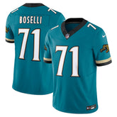 Tony Boselli Jacksonville Jaguars Prowler Throwback Vapor F.U.S.E. Limited Retired Player Jersey Teal | Nike for Sale