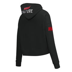 Miami Heat Pro Standard Women's 2023/24 City Edition Cropped Pullover Hoodie Black - NBA