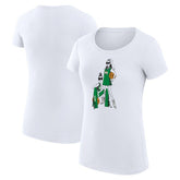 Boston Celtics G-III 4Her by Carl Banks Women's Super-Slim Fit Lightweight Basketball Girls T-Shirt White - NBA