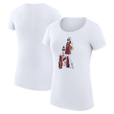 Cleveland Cavaliers G-III 4Her by Carl Banks Women's Super-Slim Fit Lightweight Basketball Girls T-Shirt White - NBA