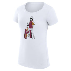 Cleveland Cavaliers G-III 4Her by Carl Banks Women's Super-Slim Fit Lightweight Basketball Girls T-Shirt White - NBA