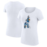 Minnesota Timberwolves G-III 4Her by Carl Banks Women's Super-Slim Fit Lightweight Basketball Girls T-Shirt White - NBA
