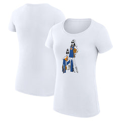 New York Knicks G-III 4Her by Carl Banks Women's Super-Slim Fit Lightweight Basketball Girls T-Shirt White - NBA