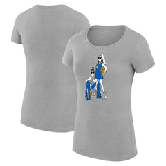 Dallas Mavericks G-III 4Her by Carl Banks Women's Super-Slim Fit Lightweight Basketball Girls T-Shirt Heather Gray - NBA