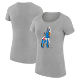 Oklahoma City Thunder G-III 4Her by Carl Banks Women's Super-Slim Fit Lightweight Basketball Girls T-Shirt Heather Gray - NBA