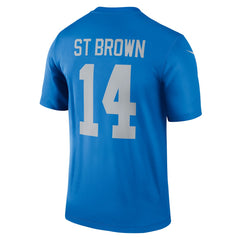Amon-Ra St. Brown Detroit Lions Legend Player Performance Top Blue | Nike for Sale