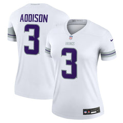Jordan Addison Minnesota Vikings Women's Alternate Legend Player Performance Top White | Nike for Sale