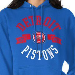 Detroit Pistons G-III 4Her by Carl Banks Women's City Pullover Hoodie Blue - NBA