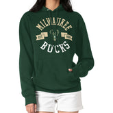 Milwaukee Bucks G-III 4Her by Carl Banks Women's City Pullover Hoodie Green - NBA