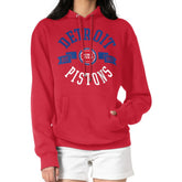 Detroit Pistons G-III 4Her by Carl Banks Women's City Pullover Hoodie Red - NBA