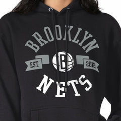 Brooklyn Nets G-III 4Her by Carl Banks Women's City Pullover Hoodie Black - NBA