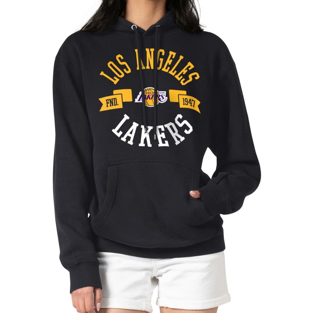 Los Angeles Lakers G-III 4Her by Carl Banks Women's City Pullover Hoodie Black - NBA