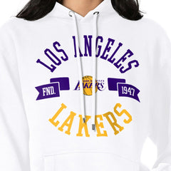 Los Angeles Lakers G-III 4Her by Carl Banks Women's City Pullover Hoodie White - NBA