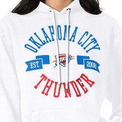 Oklahoma City Thunder G-III 4Her by Carl Banks Women's City Pullover Hoodie White - NBA