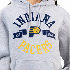 Indiana Pacers G-III 4Her by Carl Banks Women's City Pullover Hoodie Heather Gray - NBA