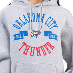 Oklahoma City Thunder G-III 4Her by Carl Banks Women's City Pullover Hoodie Heather Gray - NBA