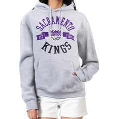 Sacramento Kings G-III 4Her by Carl Banks Women's City Pullover Hoodie Heather Gray - NBA