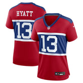 Jalin Hyatt New York Giants Women's Alternate Player Game Jersey Century Red | Nike for Sale