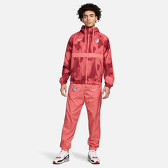 USMNT 2024 Raglan Full-Zip Hoodie Track Suit Pink | Nike
