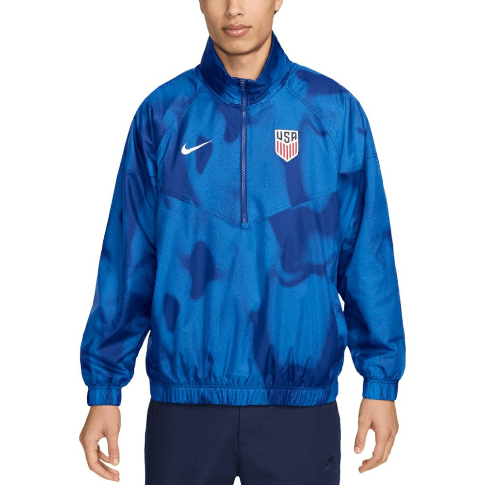 USMNT Windrunner Anorak Half-Zip Jacket Royal | Nike