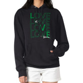 Dallas Stars G-III 4Her by Carl Banks Women's Hockey Love Fleece Pullover Hoodie - Black - NHL