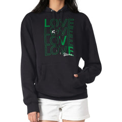Dallas Stars G-III 4Her by Carl Banks Women's Hockey Love Fleece Pullover Hoodie - Black - NHL